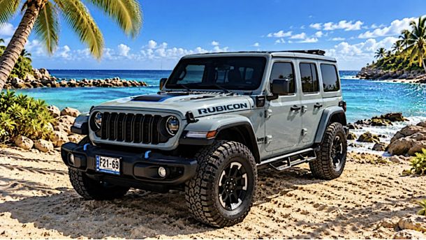 Jeep Wrangler Hybride Rubicon Cabrio met elektrisch dak 