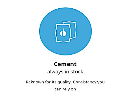 Cement always in stock