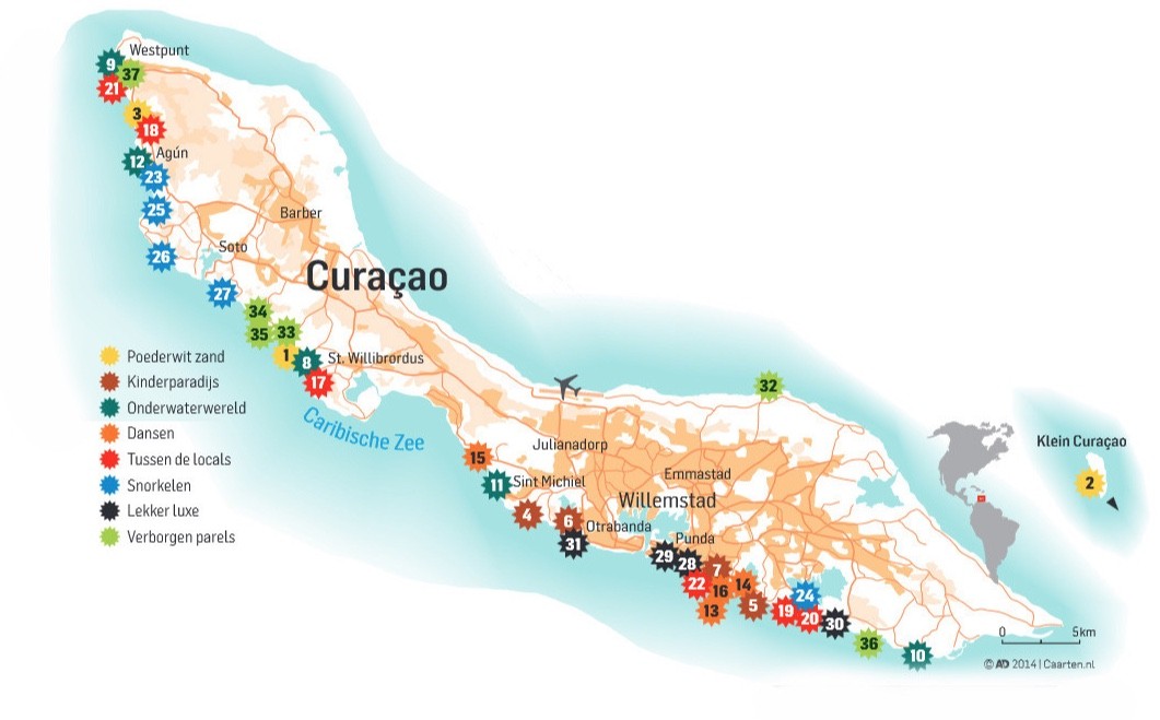 BEACHES CURACAO STRANDEN CURACAO